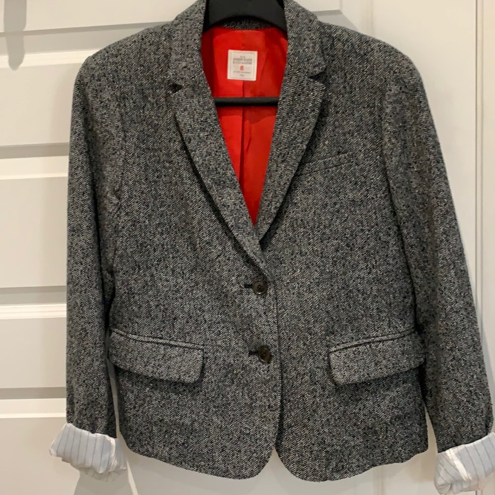 Gap wool blend academy blazer